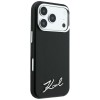 Karl Lagerfeld Saffiano Small Script Metal Logo MagSafe Case for iPhone 18 Pro / 17 Pro - Black Karl Lagerfeld Saffiano Small Script Metal Logo MagSafe Case for iPhone 18 Pro / 17 Pro - Black