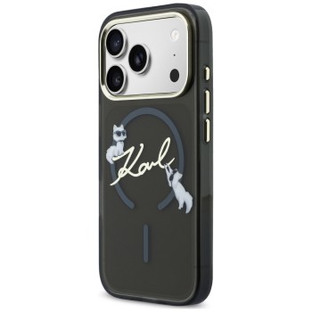 Karl Lagerfeld Script Logo MagSafe Case for iPhone 18 Pro Max / 17 Pro Max - Black Karl Lagerfeld Script Logo MagSafe Case for iPhone 18 Pro Max / 17 Pro Max - Black