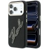 Karl Lagerfeld Smooth Big Resin Signature Logo Case for iPhone 18 Pro / 17 Pro - Black Karl Lagerfeld Smooth Big Resin Signature Logo Case for iPhone 18 Pro / 17 Pro - Black
