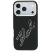 Karl Lagerfeld Smooth Big Resin Signature Logo Case for iPhone 18 Pro / 17 Pro - Black Karl Lagerfeld Smooth Big Resin Signature Logo Case for iPhone 18 Pro / 17 Pro - Black