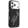 Karl Lagerfeld Smooth Big Resin Signature Logo Case for iPhone 18 Pro / 17 Pro - Black Karl Lagerfeld Smooth Big Resin Signature Logo Case for iPhone 18 Pro / 17 Pro - Black