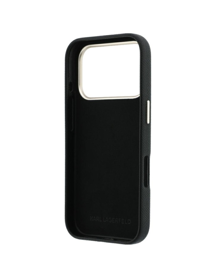 Karl Lagerfeld Smooth Big Resin Signature Logo Case for iPhone 18 Pro / 17 Pro - Black Karl Lagerfeld Smooth Big Resin Signature Logo Case for iPhone 18 Pro / 17 Pro - Black