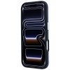 Karl Lagerfeld Grained Heads Metal MagSafe Case for iPhone 18 Pro / 17 Pro - Blue
