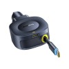 Baseus Car Charger 45W VR2 with Retractable Cable Black Baseus Car Charger 45W VR2 with Retractable Cable Black