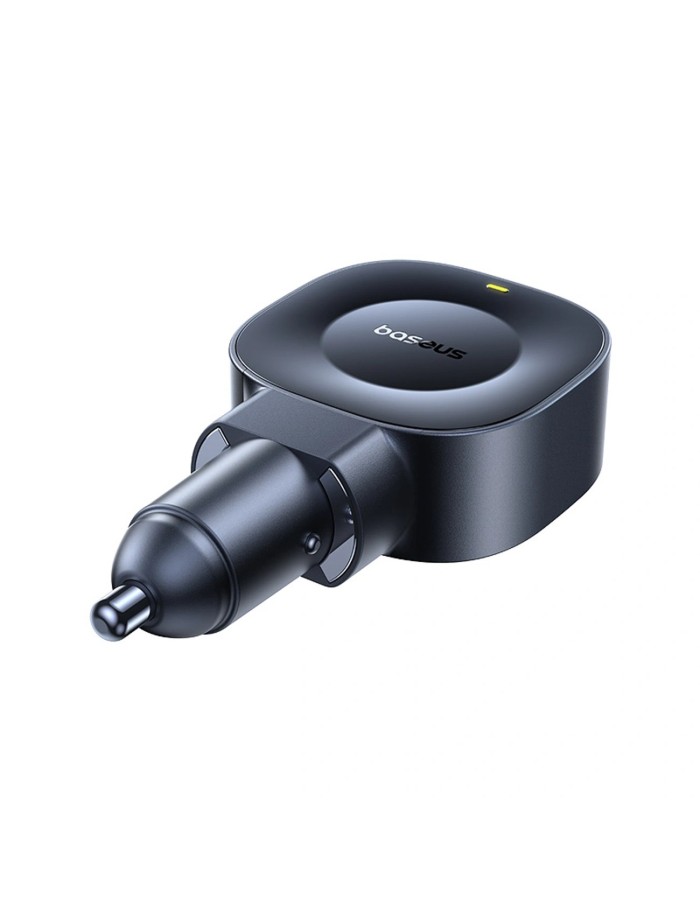 Baseus Car Charger 45W VR2 with Retractable Cable Black Baseus Car Charger 45W VR2 with Retractable Cable Black