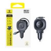 Baseus Car Charger 45W VR2 with Retractable Cable Black Baseus Car Charger 45W VR2 with Retractable Cable Black