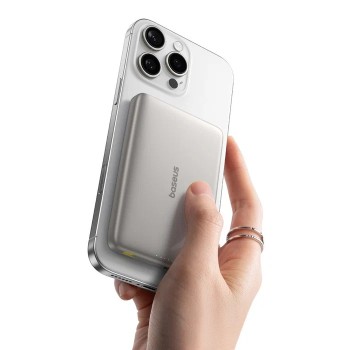 Baseus Powerbank Wireless 27W 10000mAh Ultra-Slim Qi2 PicoGo AM41 Grey Baseus Powerbank Wireless 27W 10000mAh Ultra-Slim Qi2 PicoGo AM41 Grey