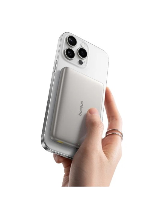 Baseus Powerbank Wireless 27W 10000mAh Ultra-Slim Qi2 PicoGo AM41 Grey Baseus Powerbank Wireless 27W 10000mAh Ultra-Slim Qi2 PicoGo AM41 Grey