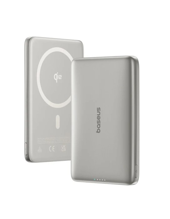 Baseus Powerbank Wireless 27W 10000mAh Ultra-Slim Qi2 PicoGo AM41 Grey Baseus Powerbank Wireless 27W 10000mAh Ultra-Slim Qi2 PicoGo AM41 Grey