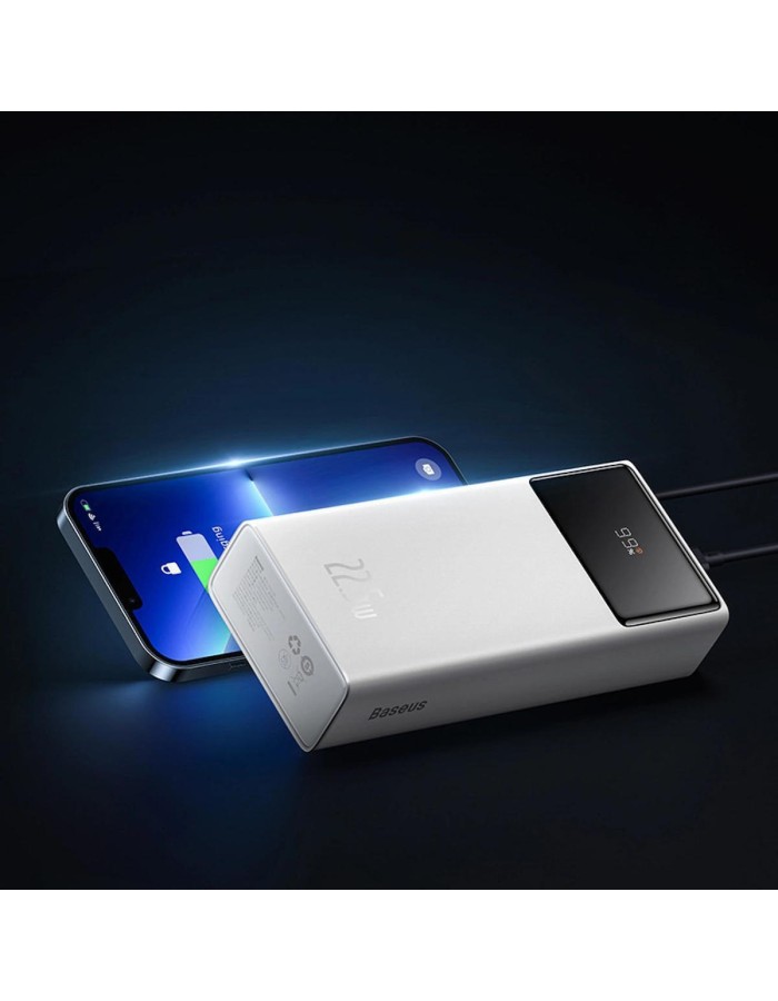 Baseus Powerbank 22.5W 30000mAh EnerFill FP41 White Baseus Powerbank 22.5W 30000mAh EnerFill FP41 White