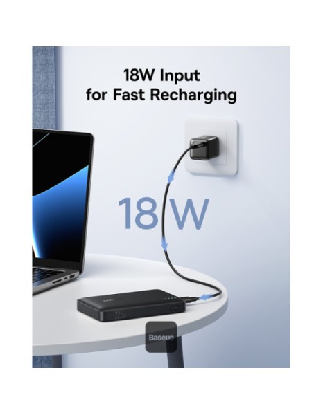Baseus Powerbank 22.5W 10000mAh EnerFill FP21 Black