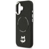 Karl Lagerfeld Choupette Pin MagSafe Case for iPhone 17 - Black