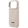 Karl Lagerfeld Choupette Pin MagSafe Case for iPhone 17 Pro - Pink