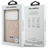 Karl Lagerfeld Choupette Pin MagSafe Case for iPhone 17 Pro - Pink