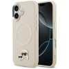 Karl Lagerfeld Karl & Choupette Pins MagSafe Case for iPhone 17 - Beige Karl Lagerfeld Karl & Choupette Pins MagSafe Case for iPhone 17 - Beige