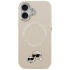 Karl Lagerfeld Karl & Choupette Pins MagSafe Case for iPhone 17 - Beige Karl Lagerfeld Karl & Choupette Pins MagSafe Case for iPhone 17 - Beige