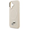 Karl Lagerfeld Karl & Choupette Pins MagSafe Case for iPhone 17 - Beige Karl Lagerfeld Karl & Choupette Pins MagSafe Case for iPhone 17 - Beige