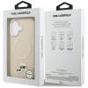 Karl Lagerfeld Karl & Choupette Pins MagSafe Case for iPhone 17 - Beige Karl Lagerfeld Karl & Choupette Pins MagSafe Case for iPhone 17 - Beige