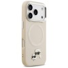 Karl Lagerfeld Karl &amp;amp; Choupette Pins MagSafe Case for iPhone 17 Pro - Beige