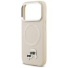 Karl Lagerfeld Karl &amp;amp; Choupette Pins MagSafe Case for iPhone 17 Pro - Beige