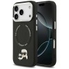 Karl Lagerfeld Karl &amp;amp; Choupette Pins MagSafe Case for iPhone 17 Pro Max - Black