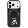 Karl Lagerfeld Karl &amp;amp; Choupette Pins MagSafe Case for iPhone 17 Pro Max - Black