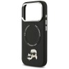 Karl Lagerfeld Karl &amp;amp; Choupette Pins MagSafe Case for iPhone 17 Pro Max - Black
