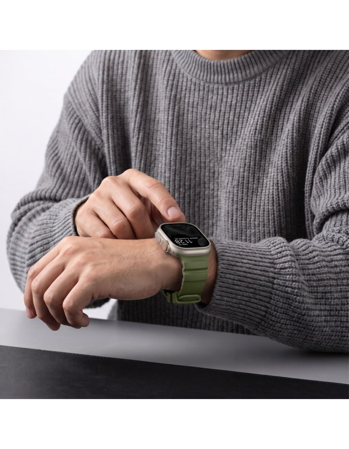 Tech-Protect Motion Strap for Apple Watch 44 / 45 / 46 / 49 mm - Green