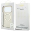 Guess Ring Stand 360 Grained Classic Logo MagSafe Case for iPhone 18 Pro / 17 Pro - Beige
