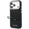 Guess Ring Stand 360 Grained Classic Logo MagSafe Case for iPhone 18 Pro Max / 17 Pro Max - Black Guess Ring Stand 360 Grained Classic Logo MagSafe Case for iPhone 18 Pro Max / 17 Pro Max - Black