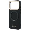 Guess Ring Stand 360 Grained Classic Logo MagSafe Case for iPhone 18 Pro Max / 17 Pro Max - Black Guess Ring Stand 360 Grained Classic Logo MagSafe Case for iPhone 18 Pro Max / 17 Pro Max - Black