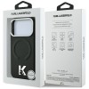 Karl Lagerfeld Grained Embossed Ring & Kameo Logo MagSafe Case for iPhone 18 Pro Max / 17 Pro Max - Black Karl Lagerfeld Grained Embossed Ring & Kameo Logo MagSafe Case for iPhone 18 Pro Max / 17 Pro Max - Black