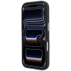 Karl Lagerfeld Grained with Resin Signature Logo MagSafe Case for iPhone 18 Pro Max / 17 Pro Max - Black