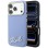 Karl Lagerfeld Grained with Resin Signature Logo MagSafe Case for iPhone 18 Pro Max / 17 Pro Max - Light Blue
