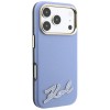 Karl Lagerfeld Grained with Resin Signature Logo MagSafe Case for iPhone 18 Pro Max / 17 Pro Max - Light Blue Karl Lagerfeld Grained with Resin Signature Logo MagSafe Case for iPhone 18 Pro Max / 17 Pro Max - Light Blue