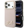 Karl Lagerfeld Grained with Resin Signature Logo MagSafe Case for iPhone 18 Pro Max / 17 Pro Max - Pink Karl Lagerfeld Grained with Resin Signature Logo MagSafe Case for iPhone 18 Pro Max / 17 Pro Max - Pink