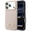 Karl Lagerfeld Grained with Resin Signature Logo MagSafe Case for iPhone 18 Pro Max / 17 Pro Max - Pink