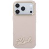 Karl Lagerfeld Grained with Resin Signature Logo MagSafe Case for iPhone 18 Pro Max / 17 Pro Max - Pink Karl Lagerfeld Grained with Resin Signature Logo MagSafe Case for iPhone 18 Pro Max / 17 Pro Max - Pink
