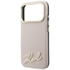 Karl Lagerfeld Grained with Resin Signature Logo MagSafe Case for iPhone 18 Pro Max / 17 Pro Max - Pink Karl Lagerfeld Grained with Resin Signature Logo MagSafe Case for iPhone 18 Pro Max / 17 Pro Max - Pink