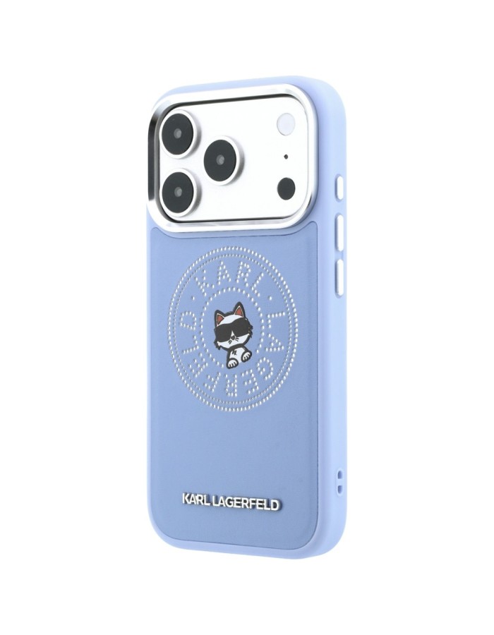 Karl Lagerfeld Point & Choupette Sketch MagSafe Case for iPhone 18 Pro Max / 17 Pro Max - Blue Karl Lagerfeld Point & Choupette Sketch MagSafe Case for iPhone 18 Pro Max / 17 Pro Max - Blue