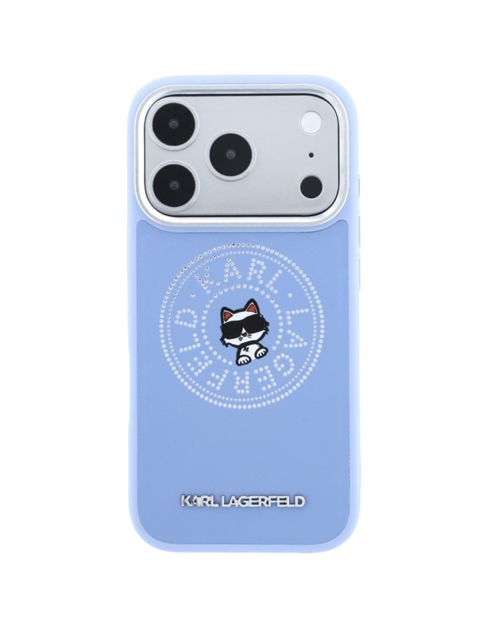 Karl Lagerfeld Point & Choupette Sketch MagSafe Case for iPhone 18 Pro Max / 17 Pro Max - Blue Karl Lagerfeld Point & Choupette Sketch MagSafe Case for iPhone 18 Pro Max / 17 Pro Max - Blue