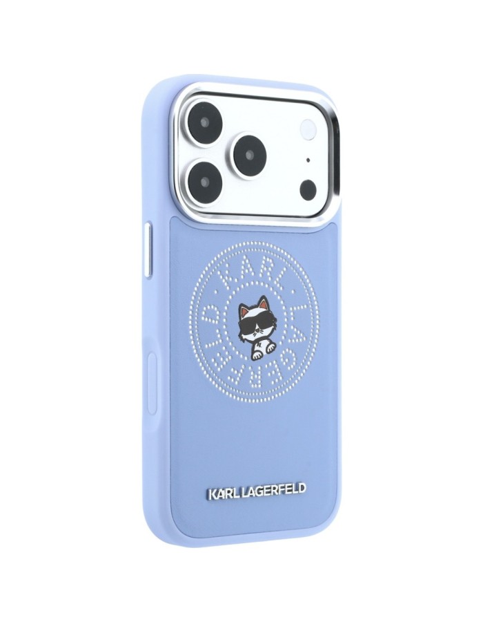 Karl Lagerfeld Point & Choupette Sketch MagSafe Case for iPhone 18 Pro Max / 17 Pro Max - Blue Karl Lagerfeld Point & Choupette Sketch MagSafe Case for iPhone 18 Pro Max / 17 Pro Max - Blue