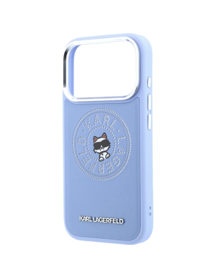 Karl Lagerfeld Point & Choupette Sketch MagSafe Case for iPhone 18 Pro Max / 17 Pro Max - Blue Karl Lagerfeld Point & Choupette Sketch MagSafe Case for iPhone 18 Pro Max / 17 Pro Max - Blue