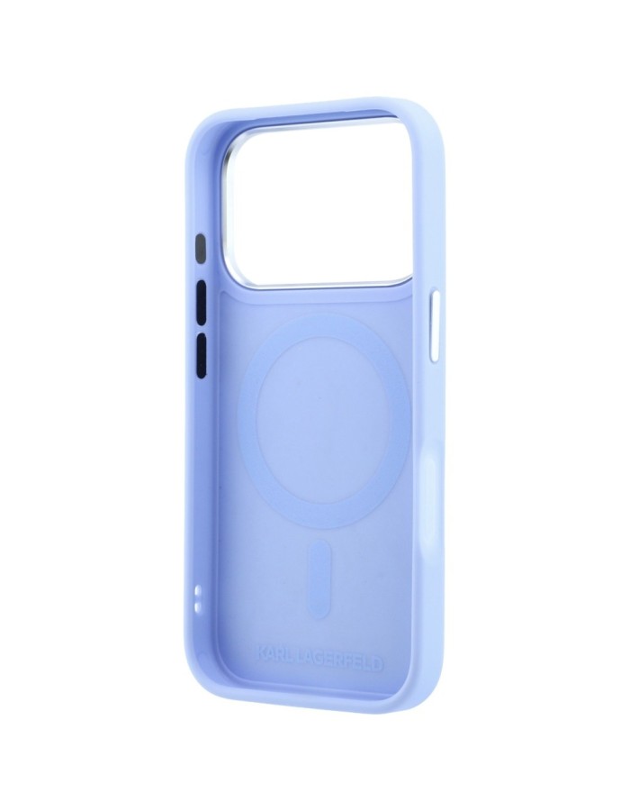 Karl Lagerfeld Point & Choupette Sketch MagSafe Case for iPhone 18 Pro Max / 17 Pro Max - Blue Karl Lagerfeld Point & Choupette Sketch MagSafe Case for iPhone 18 Pro Max / 17 Pro Max - Blue