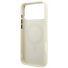 Karl Lagerfeld Ring Stand 360 Saffiano Classic Logo MagSafe Case for iPhone 18 Pro Max / 17 Pro Max - Beige