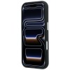 Karl Lagerfeld Saffiano Case with Karl &amp;amp; Choupette Heads Pins &amp;amp; Logo for iPhone 18 Pro / 17 Pro - Black