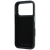 Karl Lagerfeld Saffiano Case with Karl &amp;amp; Choupette Heads Pins &amp;amp; Logo for iPhone 18 Pro Max / 17 Pro Max - Gray