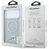 Karl Lagerfeld with Ring Stand 360 Karl &amp;amp; Choupette Heads Pin MagSafe Case for iPhone 18 Pro / 17 Pro - Gray