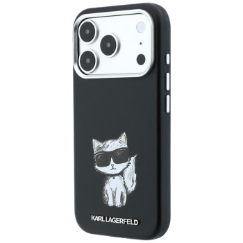 Karl Lagerfeld Smooth Choupette Sketch MagSafe Case for iPhone 18 Pro Max / 17 Pro Max - Black Karl Lagerfeld Smooth Choupette Sketch MagSafe Case for iPhone 18 Pro Max / 17 Pro Max - Black