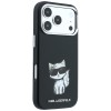 Karl Lagerfeld Smooth Choupette Sketch MagSafe Case for iPhone 18 Pro Max / 17 Pro Max - Black